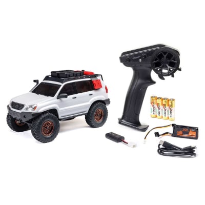 Axial SCX24 Lexus GX 470 1/24 4WD RTR Scale Mini Crawler (White) w/2.4GHz Radio, Battery & Charger