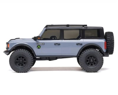 Axial SCX30 Ford Bronco 1/30 4WD RTR Scale Mini Crawler (Grey) w/2.4GHz Radio, Battery & Charger