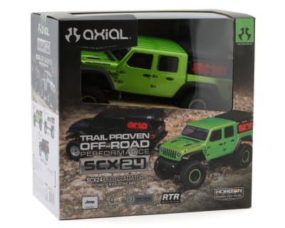 Axial SCX24 Jeep JT Gladiator 1/24 4WD RTR Scale Mini Crawler (Green) w/2.4GHz Radio
