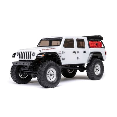 Axial SCX24 Jeep JT Gladiator 1/24 4WD RTR Scale Mini Crawler (White) w/2.4GHz Radio