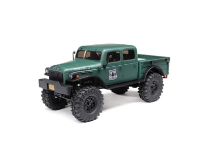 Axial SCX24 40's 4 Door Dodge Power Wagon 1/24 4WD RTR Scale Mini Crawler (Green) w/2.4GHz Radio