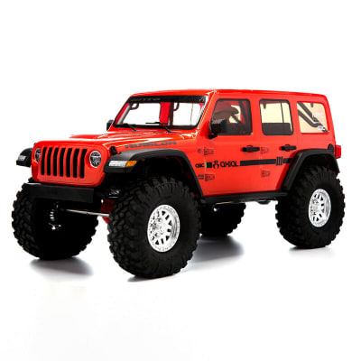 1/10 SCX10 III Jeep JLU Wrangler with Portals RTR. Orange
