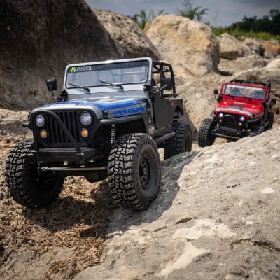 Axial SCX10 III Jeep CJ-7 RTR 4WD Rock Crawler (Red) w/DX3 2.4GHz Radio