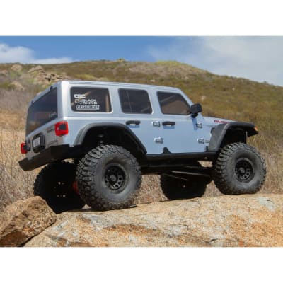 1/6 SCX6 Jeep JLU Wrangler 4WD Rock Crawler RTR: Silver