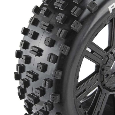 Punch C2 Mounted Buggy Spoke Tires, Black (2)