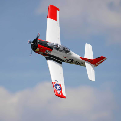 E-flite T-28 Trojan 1.2m Bind-N-Fly Basic Electric Airplane w/Smart ESC, AS3X & SAFE