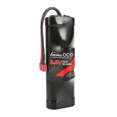 Gens Ace 7 Cell 8.4V NiMh Hump Battery (5000mAh) w/T-Style Connector