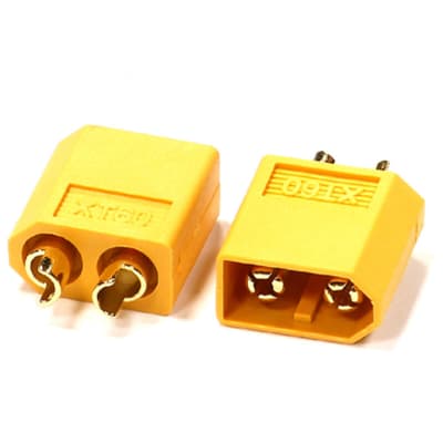 Integy XT60 Connector (2) Male 3.5mm