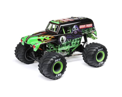 Losi 1/18 Mini LMT 4X4 Brushed RTR Monster Truck (Grave Digger) w/SLT2 2.4GHz Radio, Battery & Charg