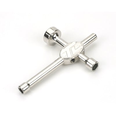 4-Way Wrench Steel (17mm, 10mm, 8mm, 1/4