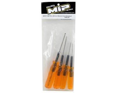 MIP Thorp Standard SAE Hex Driver Wrench Set (4) (.050, 1/16, 5/64, 3/32)