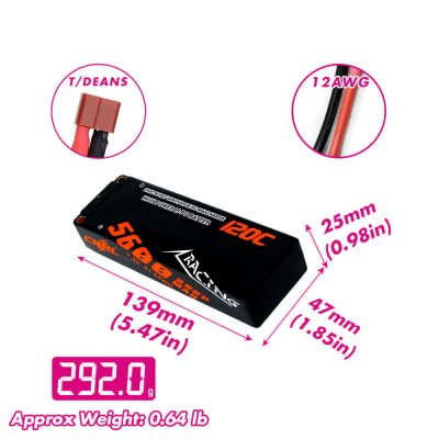 (7.4V5600mAh/120C/Deans)