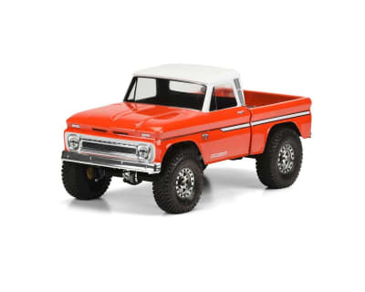 Pro-Line 1966 Chevrolet C-10 Cab & Bed 12.3'' Rock Crawler Body (Clear) (SCX10)
