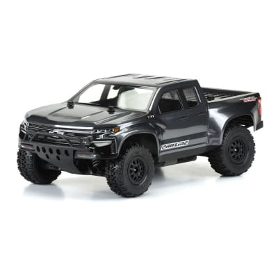 Pro-Line 2019 Chevy Silverado Z71 Trail Boss True Scale Short Course Body (Clear) (Slash/SC10/Pro-2)