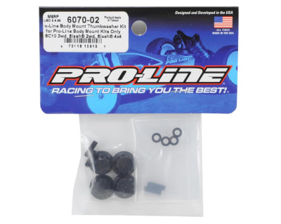 Pro-Line Racing Extended Body Mount Thumbwasher Kit (4)