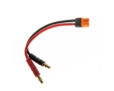 Spektrum RC IC3 Battery Adapter w/4mm Male Bullets & 6