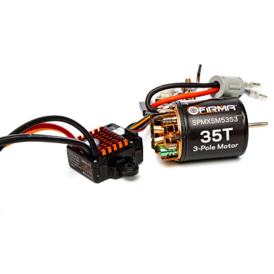 Spektrum RC Firma 70A Smart Waterproof Brushed ESC & 35T Brushed Motor Combo