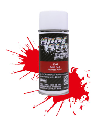 SOLID RED AEROSOL PAINT 3.5OZ  