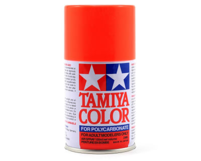 Tamiya PS-20 Fluorescent Red Lexan Spray Paint (3oz)