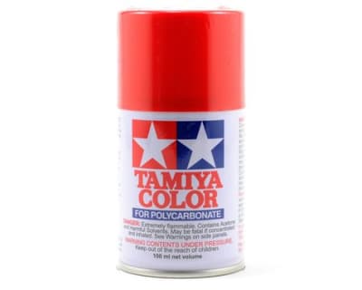 Tamiya PS-34 Bright Red Lexan Spray Paint (3oz)