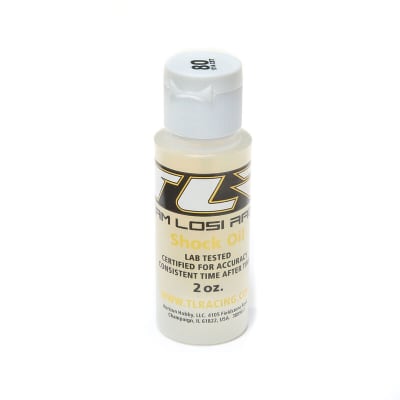 Team Losi Racing Silicone Shock Oil (2oz) (80wt)