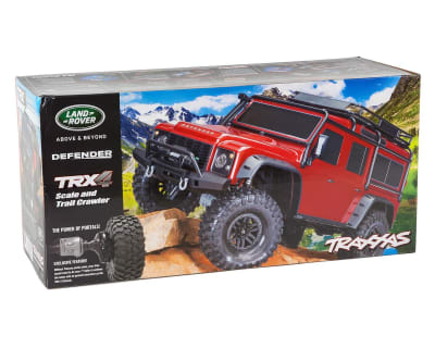 Traxxas TRX-4 1/10 Scale Trail Rock Crawler w/Land Rover Defender Body (Sand) w/XL-5 ESC & TQi 2.4GH