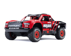 Arrma Mojave Grom MEGA 4WD 380 Brushed 1/18 Electric Desert Truck RTR (Red/Black) w/SLT2 2.4GHz Radi