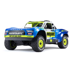 Arrma Mojave Grom MEGA 4WD 380 Brushed 1/16 Electric Desert Truck RTR (Blue/White) w/SLT2 2.4GHz Rad