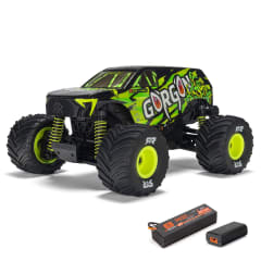 Arrma Gorgon Grom 4x4 1/16 RTR Brushed Monster Truck (Yellow) w/SLT2 2.4GHz Radio, Battery & Charger