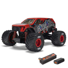 Arrma Gorgon Grom 4x4 1/16 RTR Brushed Monster Truck (Red) w/SLT2 2.4GHz Radio, Battery & Charger
