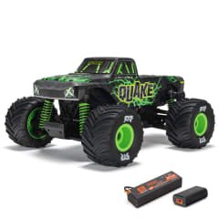 Arrma Quake Grom 4x4 1/16 RTR Brushed Monster Truck (Green) w/SLT2 2.4GHz Radio, Battery & Charger