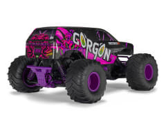 Arrma Gorgon 4X2 MEGA 550 1/10 RTR Brushed Monster Truck (Purple) w/SLT2 2.4GHz Radio, Battery & Cha