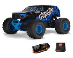 Arrma Gorgon 4X2 MEGA 550 1/10 RTR Brushed Monster Truck (Blue) w/SLT2 2.4GHz Radio, Battery & Charg