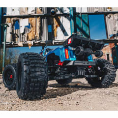 Arrma Outcast 4S V2 BLX Brushless RTR 1/10 Stunt Truck (Blue) w/SLT3 2.4GHz Radio & Smart ESC Arrma Outcast 4S V2 BLX Brushless RTR 1/10 Stunt Truck (Blue) w/SLT3 2.4GHz Radio & Smart ESC