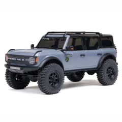 Axial SCX30 Ford Bronco 1/30 4WD RTR Scale Mini Crawler (Grey) w/2.4GHz Radio, Battery & Charger