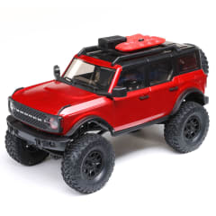 1/24 SCX24 2021 Ford Bronco 4WD Truck Brushed RTR, Red 1/24 SCX24 2021 Ford Bronco 4WD Truck Brushed RTR, Red