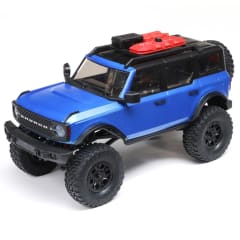 1/24 SCX24 2021 Ford Bronco 4WD Truck Brushed RTR, Blue 1/24 SCX24 2021 Ford Bronco 4WD Truck Brushed RTR, Blue