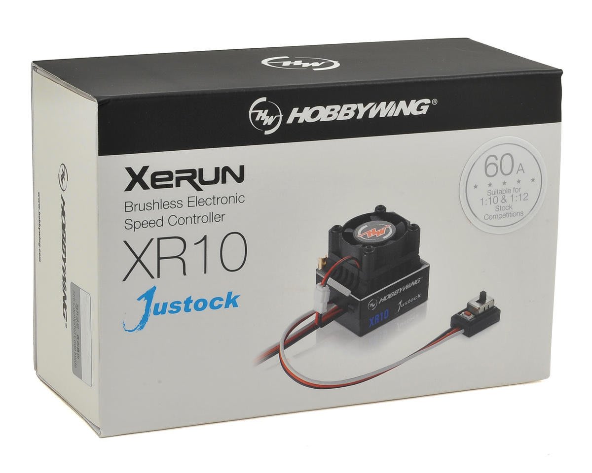 Hobbywing XR10 Justock Sensored Brushless ESC 60A | xrchobbies