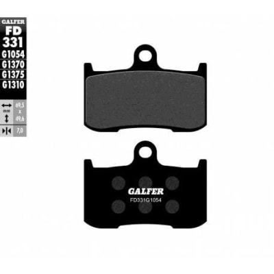 ai　30点 Pastillas De Carbon Kawasaki ZX-6 R 636 2003-2008 Galfer