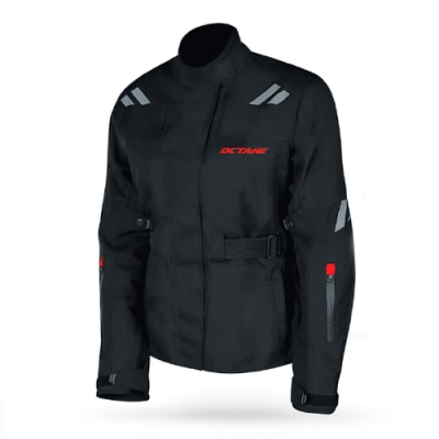 Chaqueta Caroline Lady Negro/Rojo