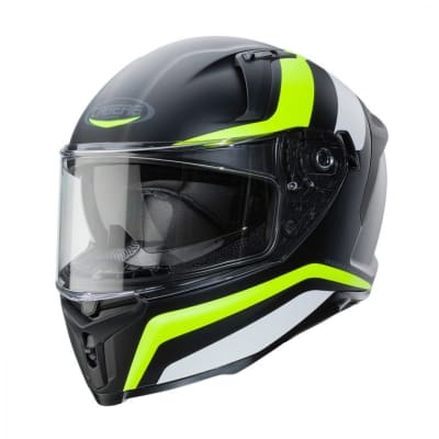 Casco Avalon Blast Matt Black/White/Yellow Fluo