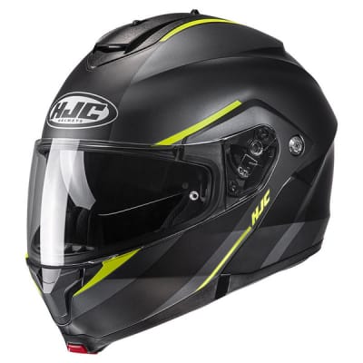 HJC C91 TERO NEGRO/AMARILLO FLUOR
