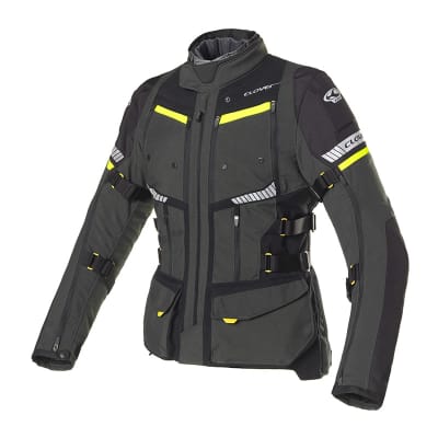Chaqueta Gts-4 Wp Gris oscuro/ Amarillo / Negro