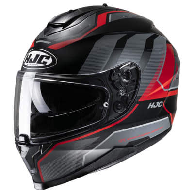 HJC C70 NIAN NEGRO/GRIS/ROJO
