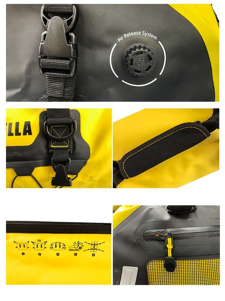 Tourfella Bolso Seco Amarillo 50L2