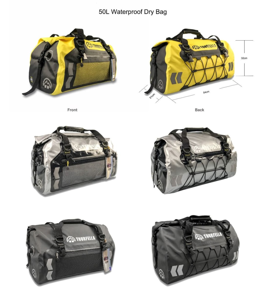 Bolso Seco Negro 50 L5