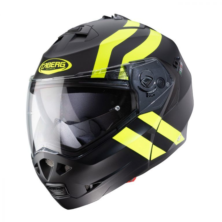 Casco Caberg Duke Il Superlegend Matt Black/Yellow Fluo4