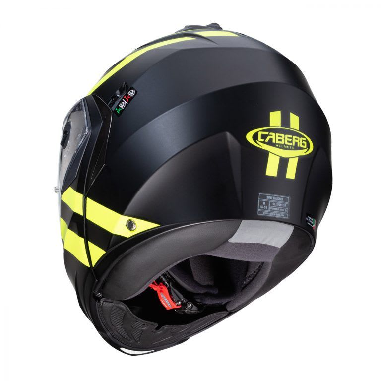 Casco Caberg Duke Il Superlegend Matt Black/Yellow Fluo1
