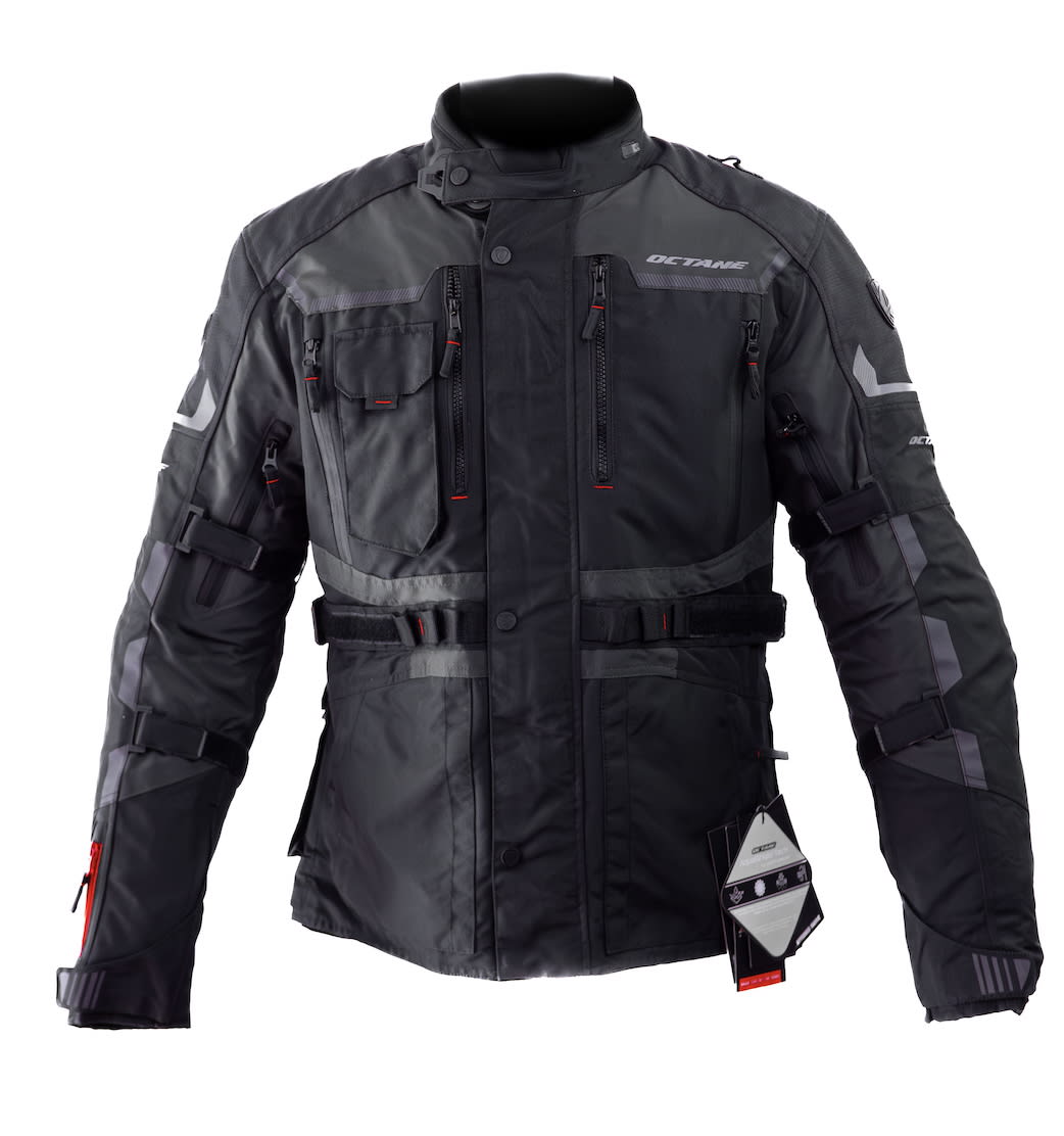 CHAQUETA SCORPION NEGRO/GRIS1