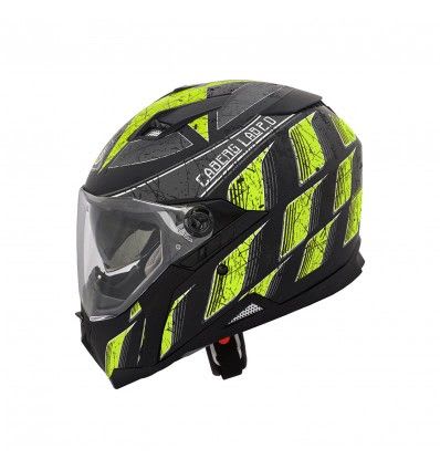 Casco Stunt Steez Matt Black/Yellow Fluo2